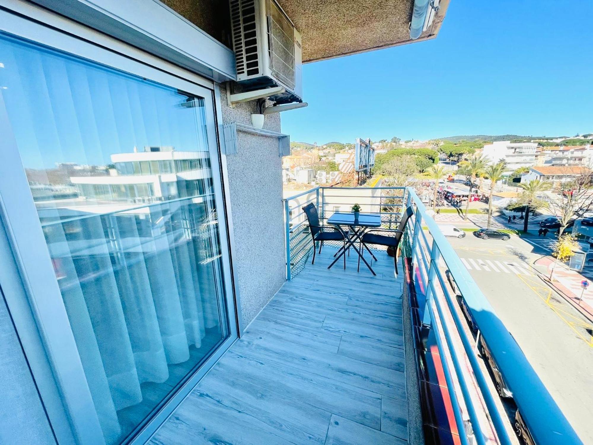 Apartamento con Balcón y Piscina Platja d'Aro Exterior foto
